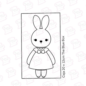 Set Cortadores de Galleta Conejita Vestido (3 Piezas)