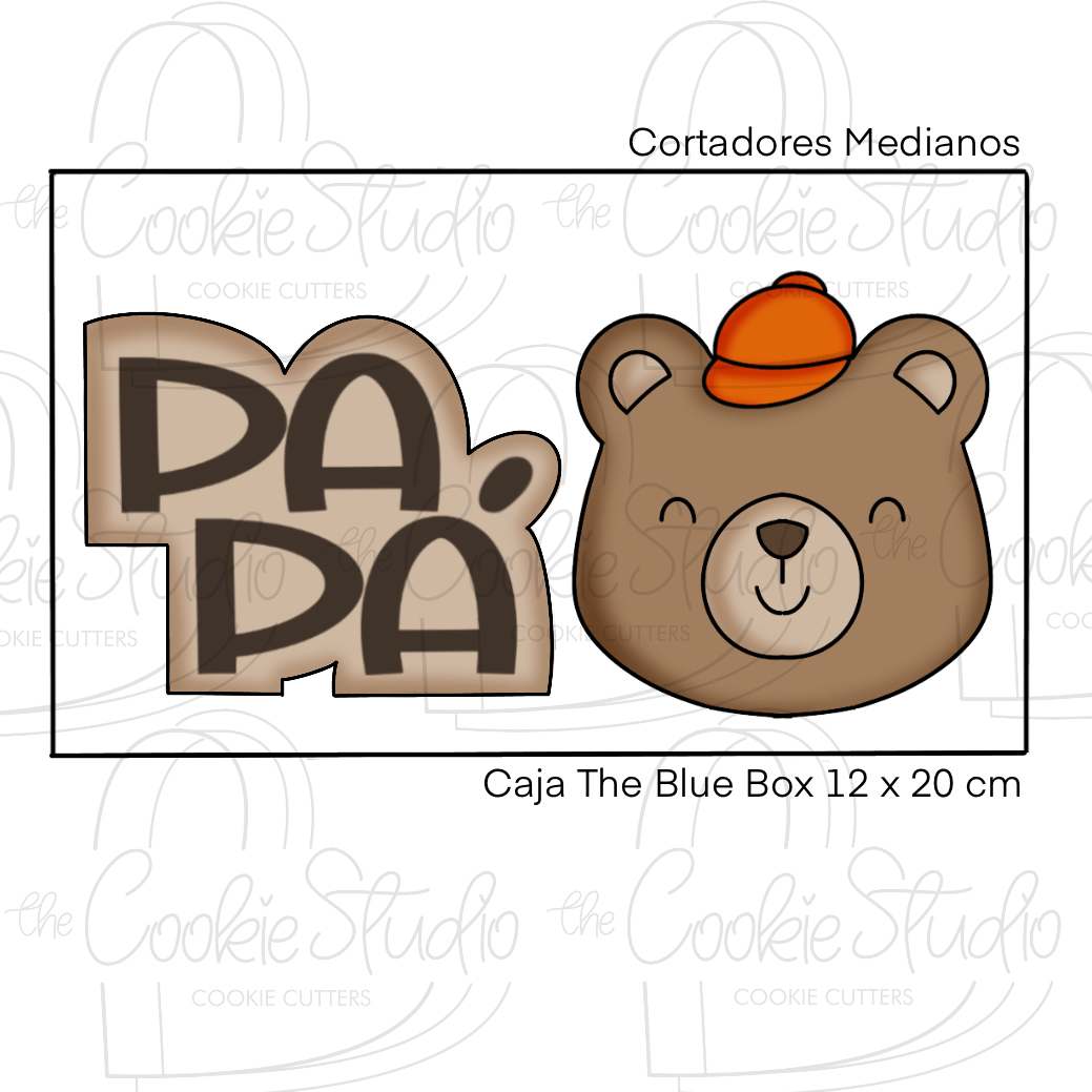 Set Cortadores de Galleta Papá Oso