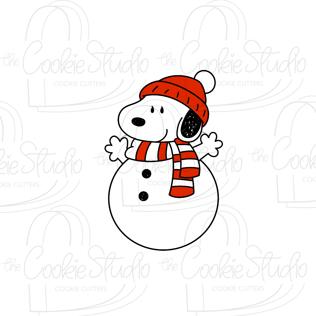Muñeco de Nieve Perrito - STL FILE DIGITAL PRODUCT