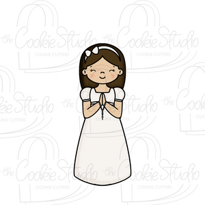 Cortador de Galleta Niña Comunión