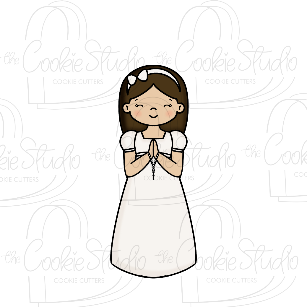 Cortador de Galleta Niña Comunión