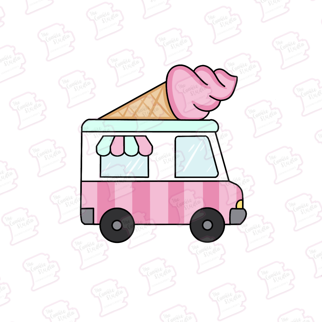 Cortador de Galleta Carrito de Helados