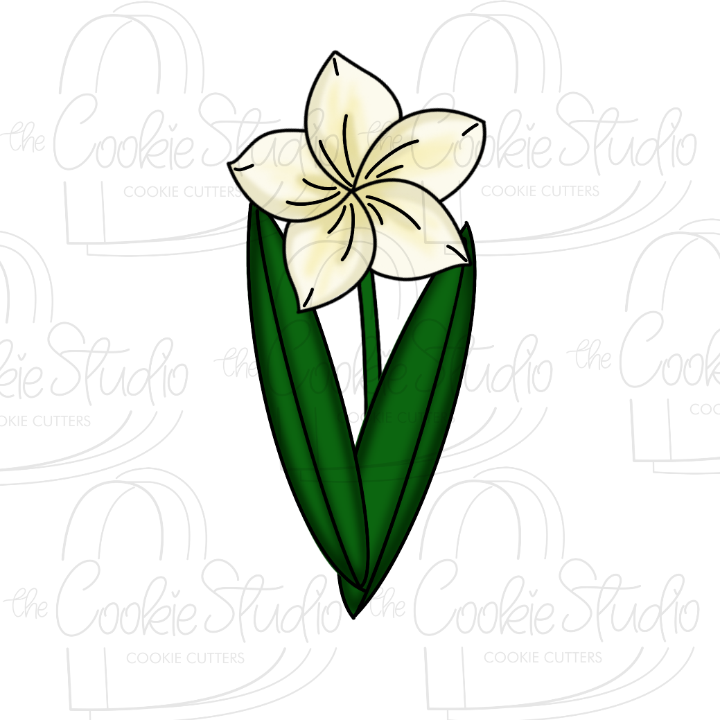 Cortador de Galleta Flor Tropical Larga