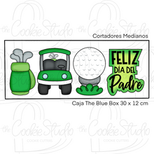 Cargar imagen en el visor de la galería, Set Cortadores de Galleta Golf (4 Piezas)
