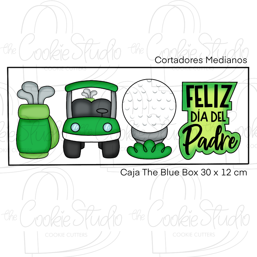 Set Cortadores de Galleta Golf (4 Piezas)
