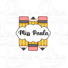 Cargar imagen en el visor de la galería, Cortador de Galleta Placa Lápices
