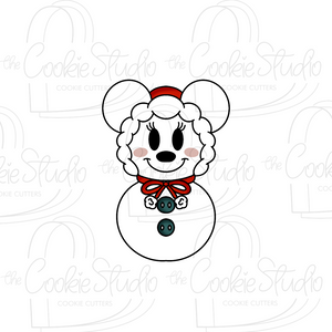 Muñeco de Nieve Ratoncita - STL FILE DIGITAL PRODUCT
