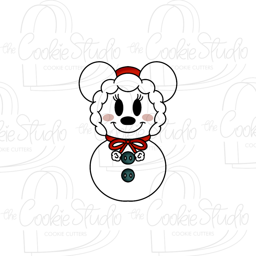 Muñeco de Nieve Ratoncita - STL FILE DIGITAL PRODUCT