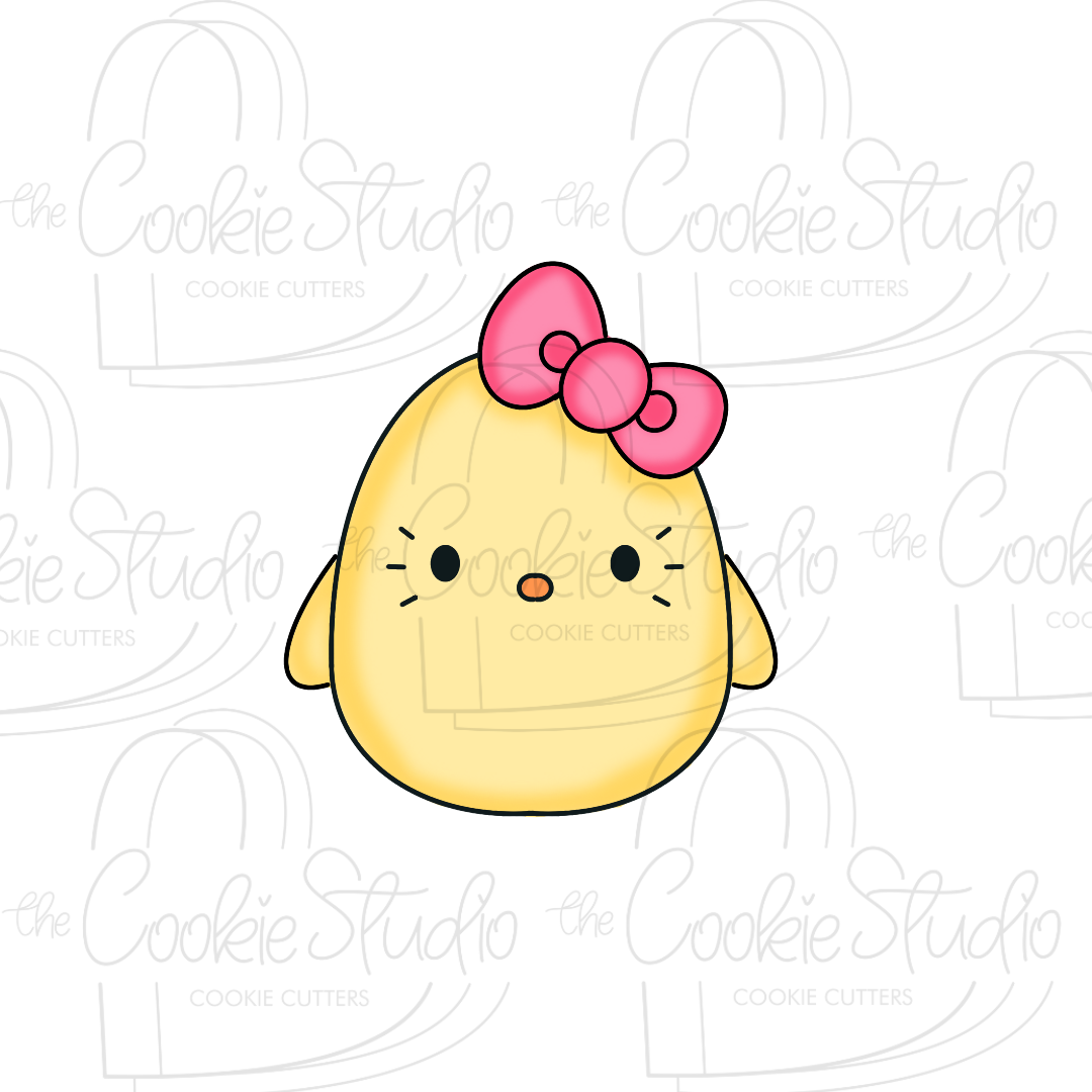 Cortador de Galleta Gatita Felpa Pollita