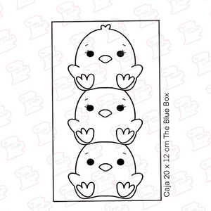 Set Cortadores de Galleta Pollitos (2 Piezas)