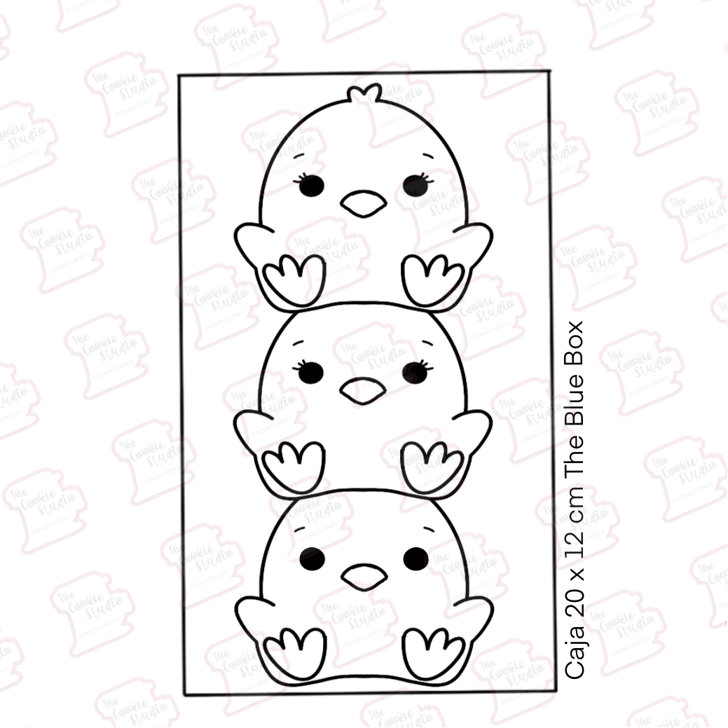 Set Cortadores de Galleta Pollitos (2 Piezas)