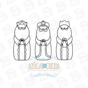 Set de Cortadores de Galleta Reyes Magos (3 Piezas)