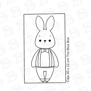 Set Cortadores de Galleta Conejito Traje (3 Piezas)