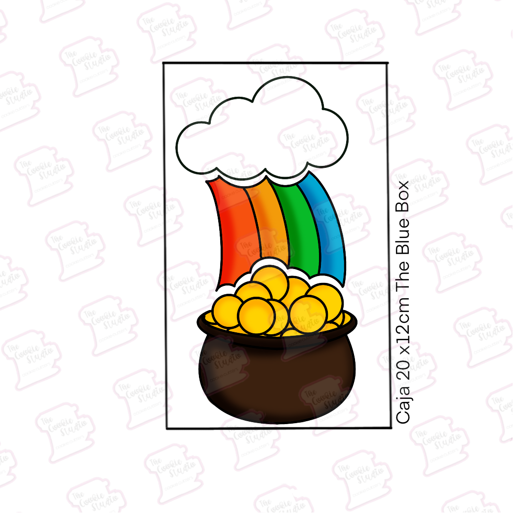 Set Cortadores de Galleta Arcoiris Olla de Oro (3 Piezas)