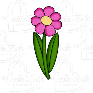 Cortador de Galleta Flor Dalia Larga