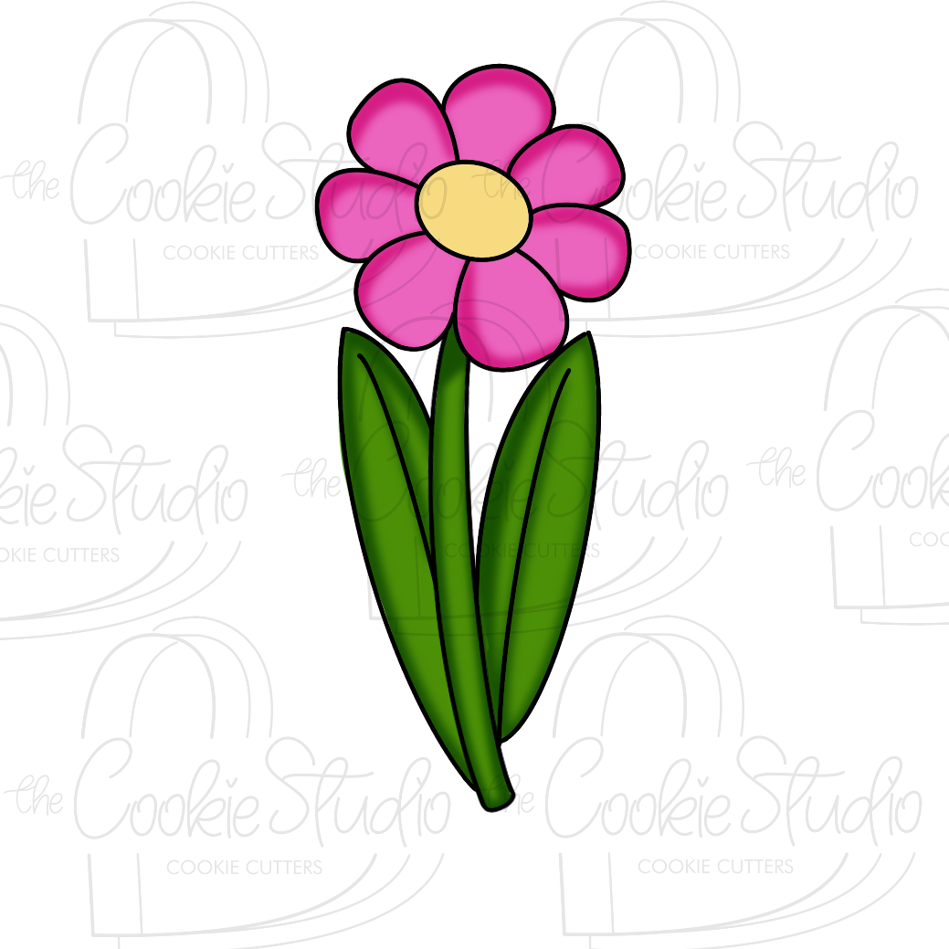 Cortador de Galleta Flor Dalia Larga