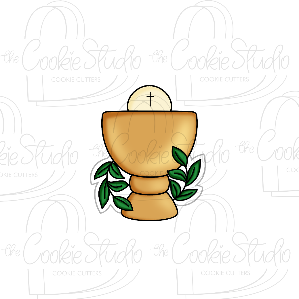 Cortador de Galleta Cáliz con Hojitas