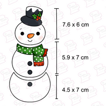 Cargar imagen en el visor de la galería, Set Cortadores de Galleta Arma Tu Muñeco de Nieve (3 Piezas)
