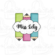Cargar imagen en el visor de la galería, Cortador de Galleta Placa Lápices
