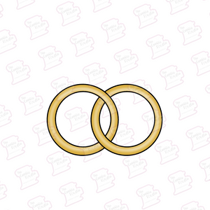 Cortador de Galleta Anillos Compromiso El y El