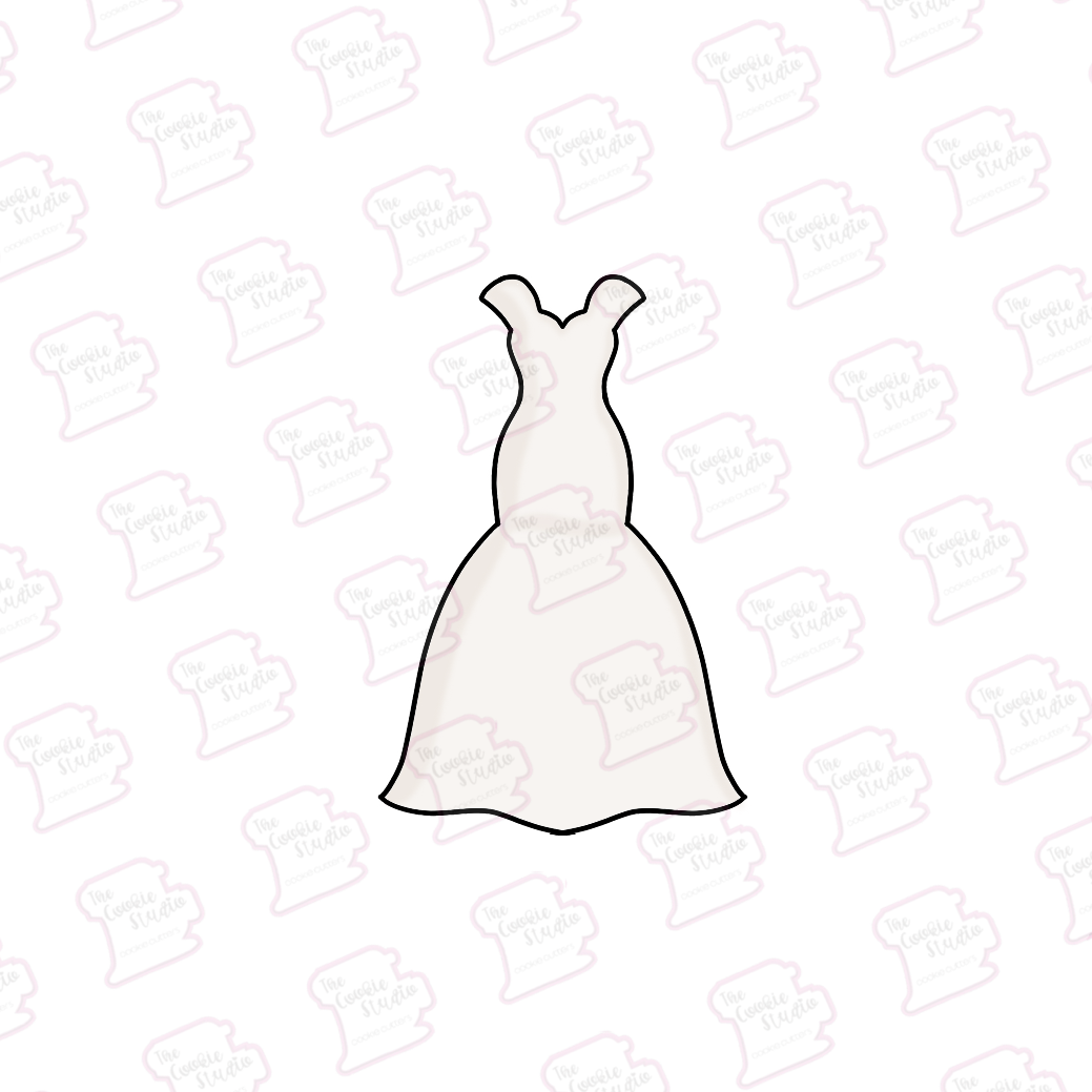 Cortador de Galleta Vestido Corte Trompeta