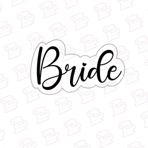 Cortador de Galleta Letras Bride