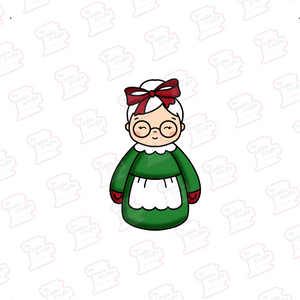 Cortador de Galleta Ornamento Sra Claus
