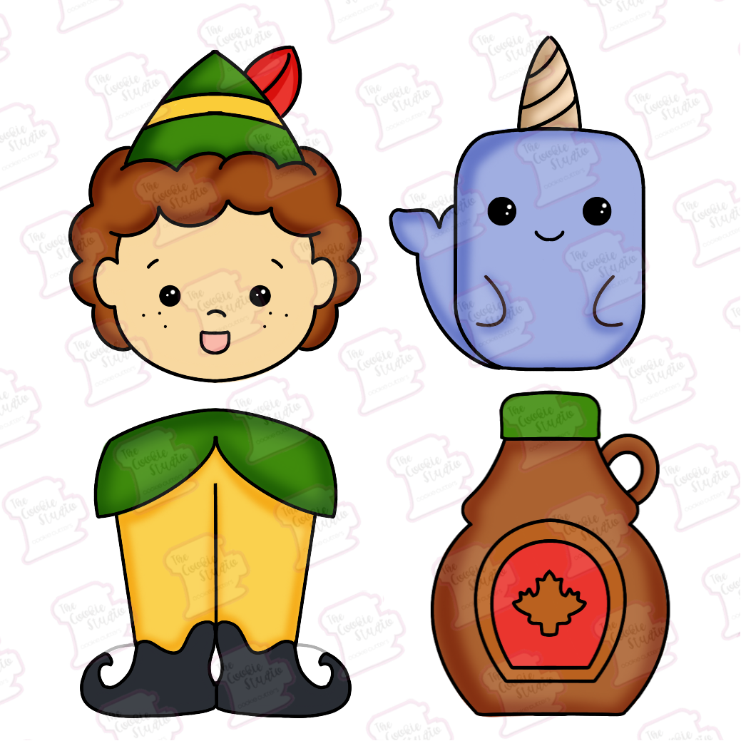 Set de Cortadores de Galleta Buddy Elf