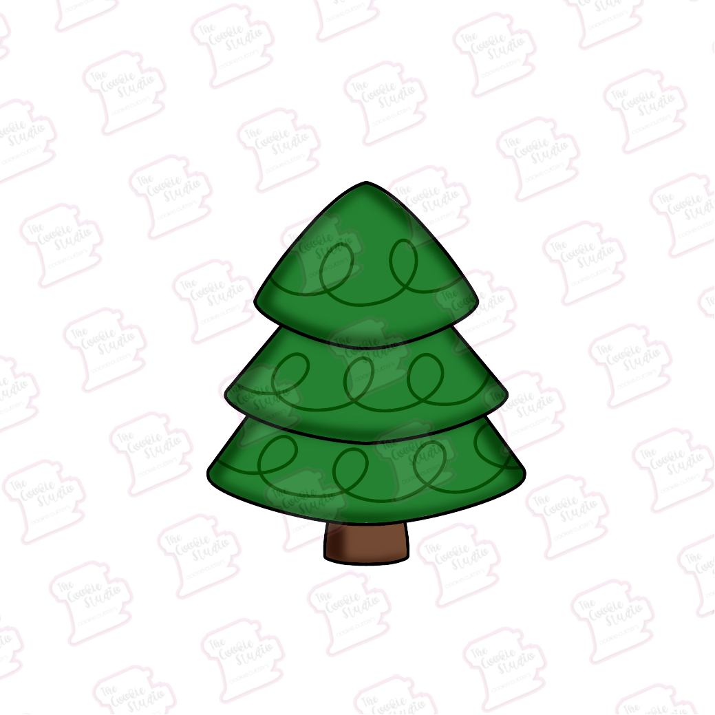 Cortador de Galleta Pino Navideño Clásico