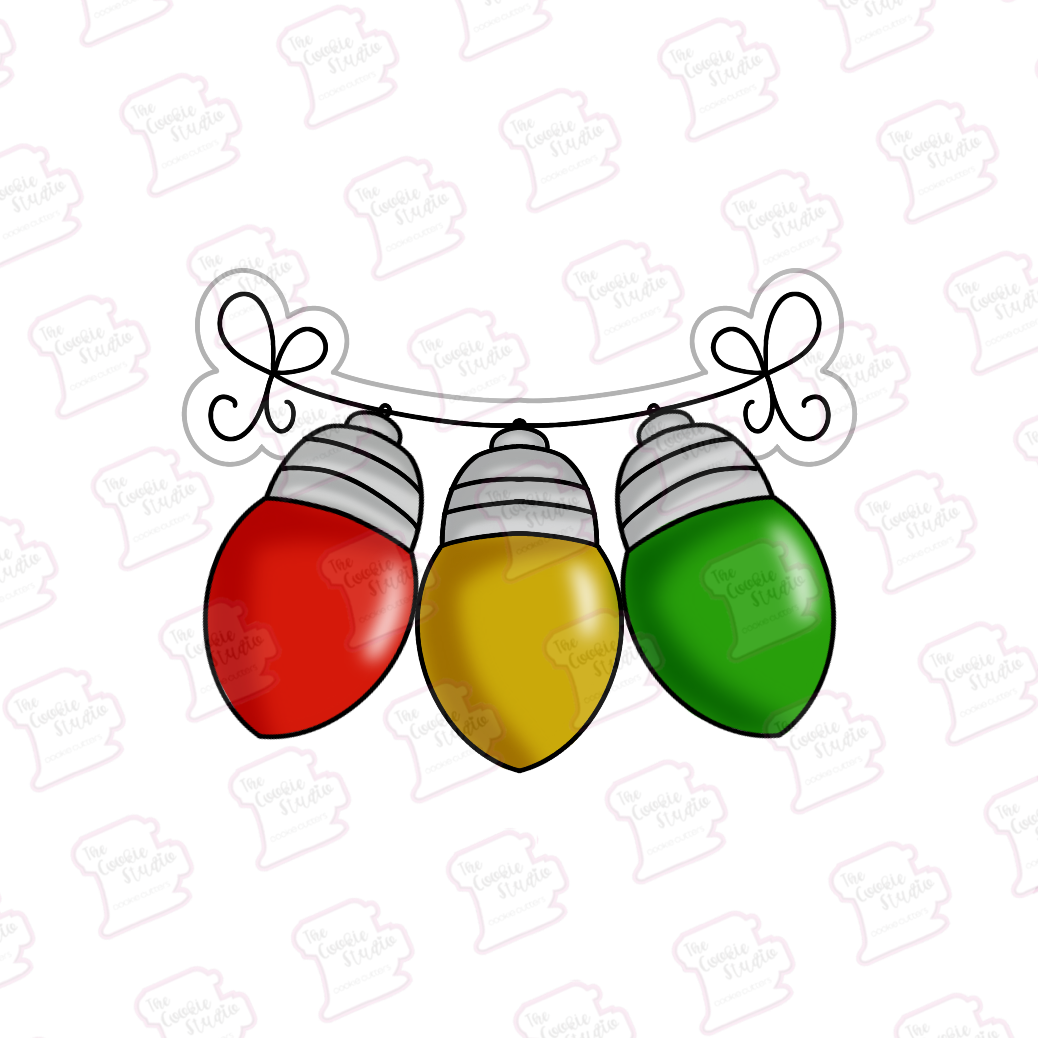 Cortador de Galleta Luces Navideñas