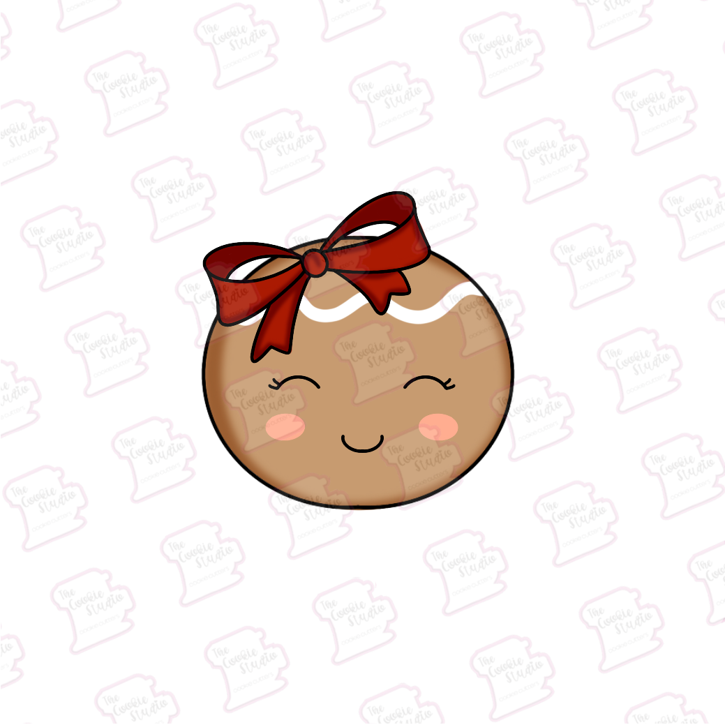 Cortador de Galleta Cara Niña Jengibre