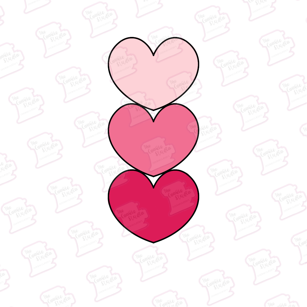 Cortador de Galleta Stick Corazones