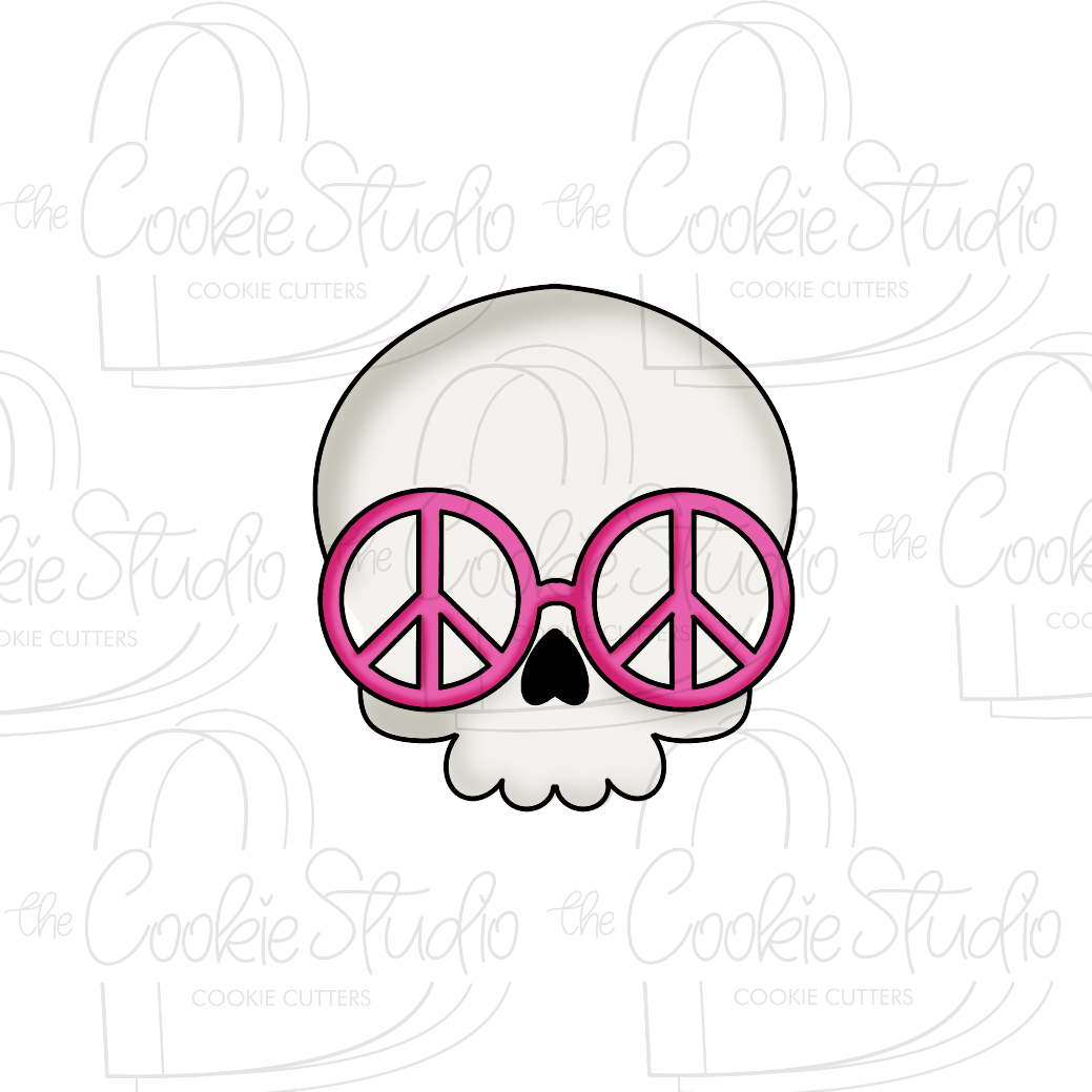 Calavera Lentes Peace - STL FILE DIGITAL PRODUCT