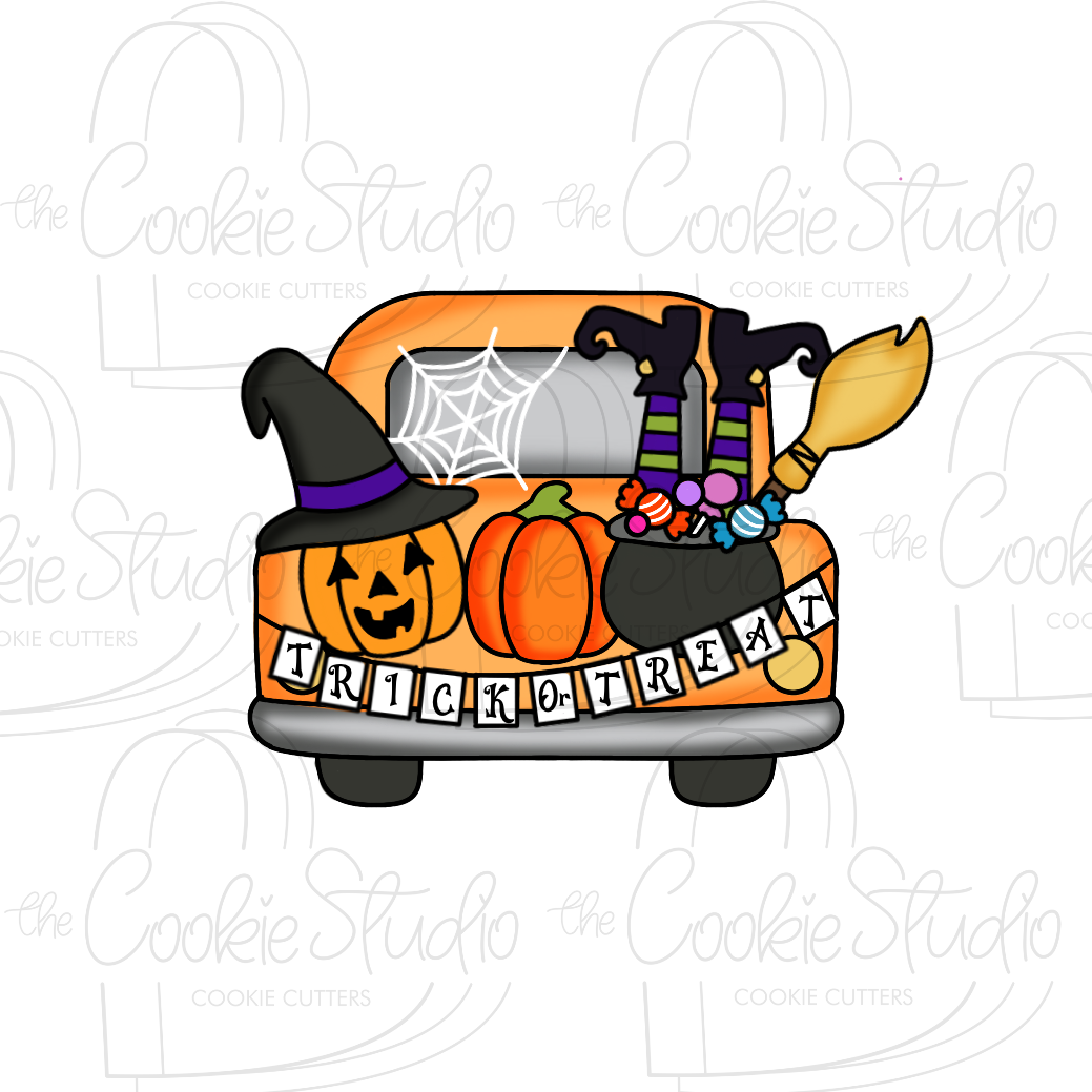 Cortador de Galleta Pickup Truck Halloween