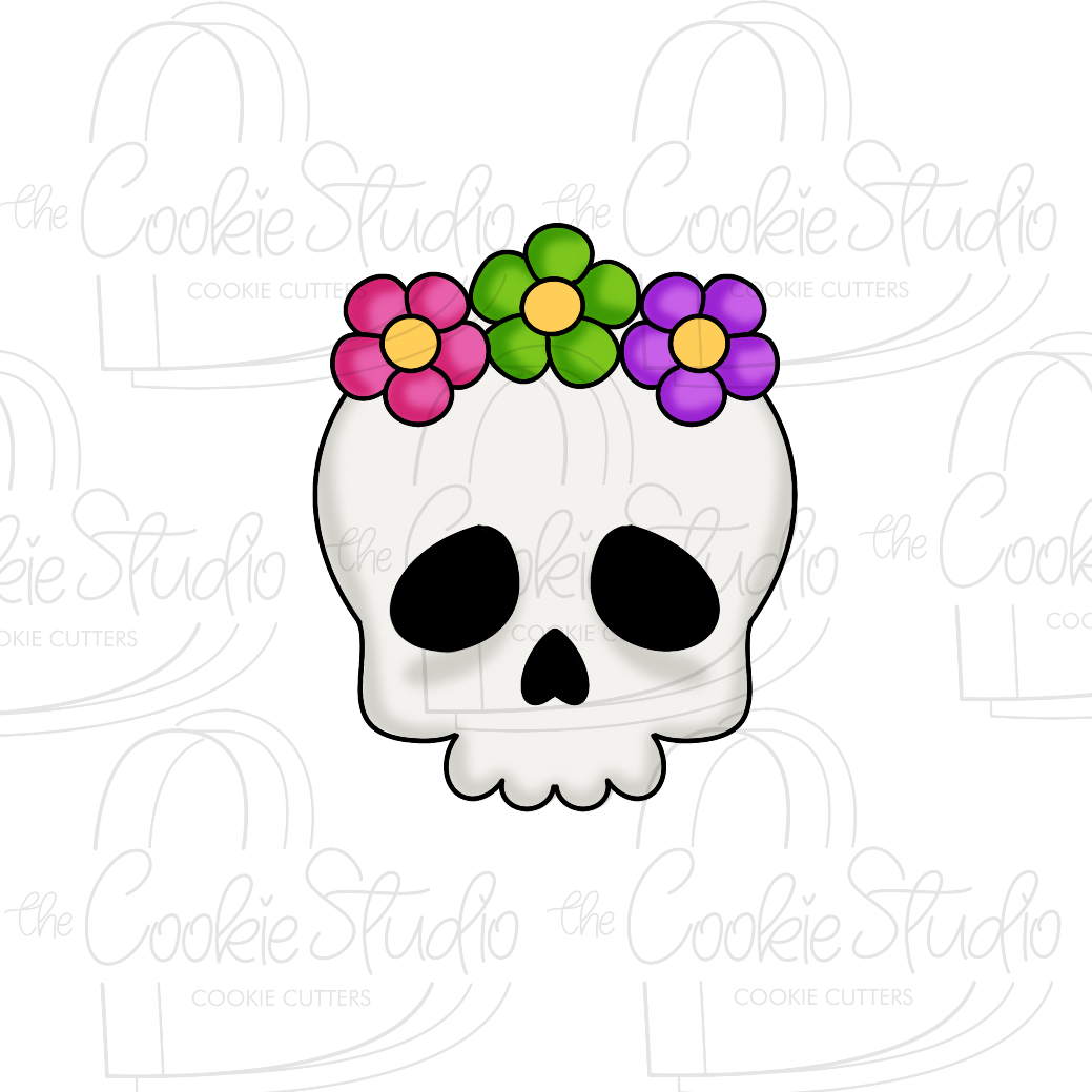 Cortador de Galleta Calavera Groovy