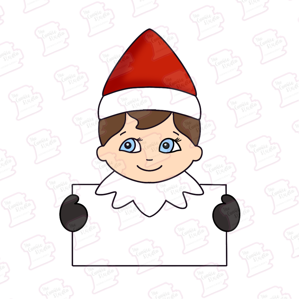 Cortador de Galleta Placa Elf on The Shelf