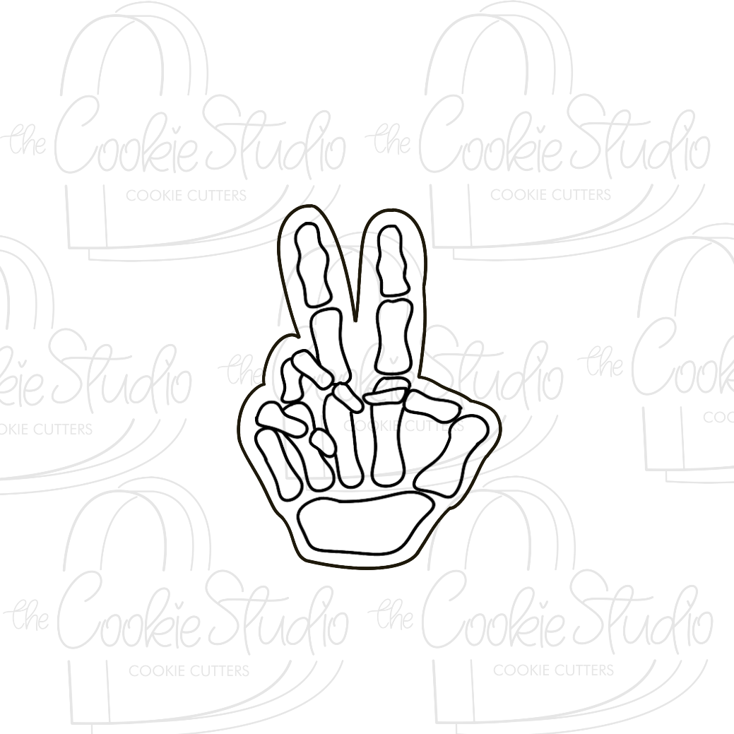 Cortador de Galleta Peace Sign