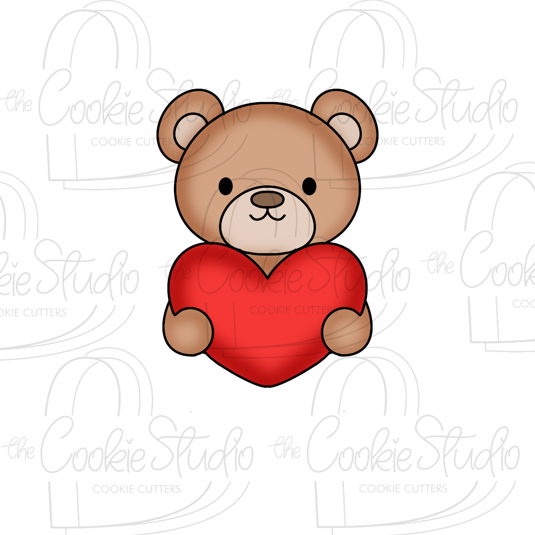 Cortador de Galleta Osito San Valentin