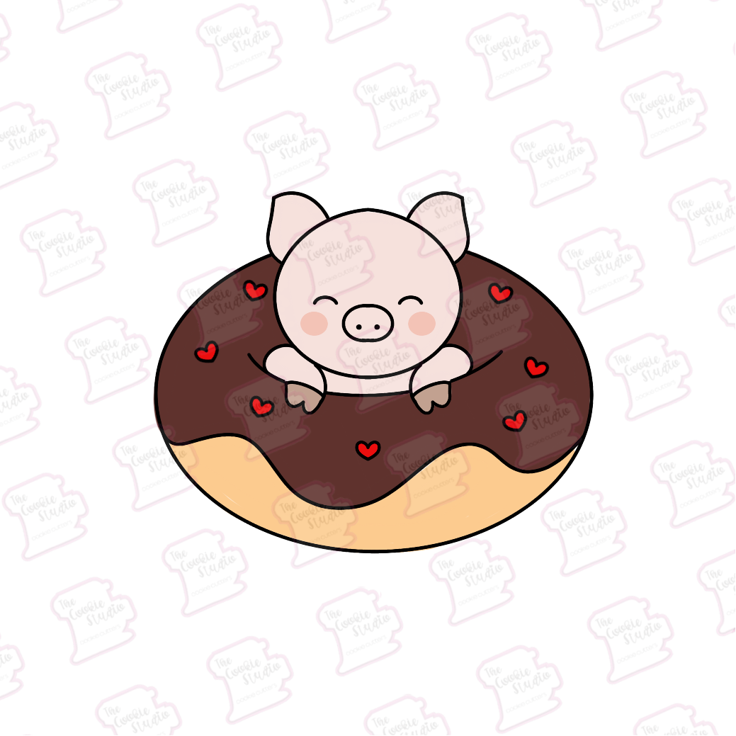 Cortador de Galleta Dona Cerdito