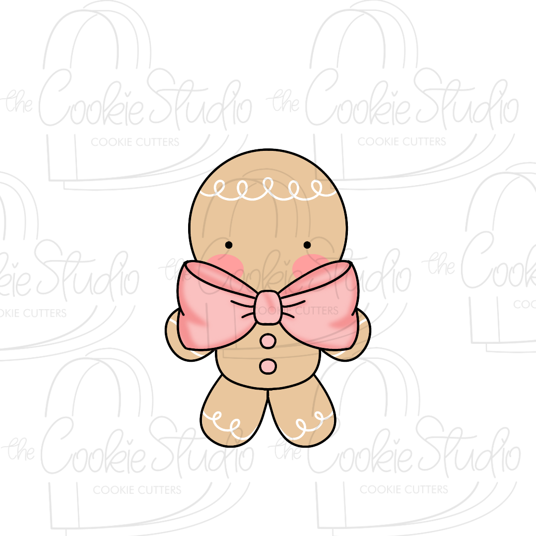 Cortador de Galleta Niño Jengibre Moño