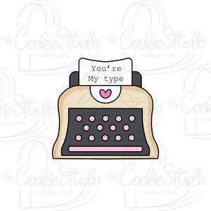 Cortador de Galleta Maquina de Escribir