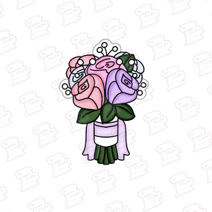 Cortador de Galleta Bouquet Flores con Lazo