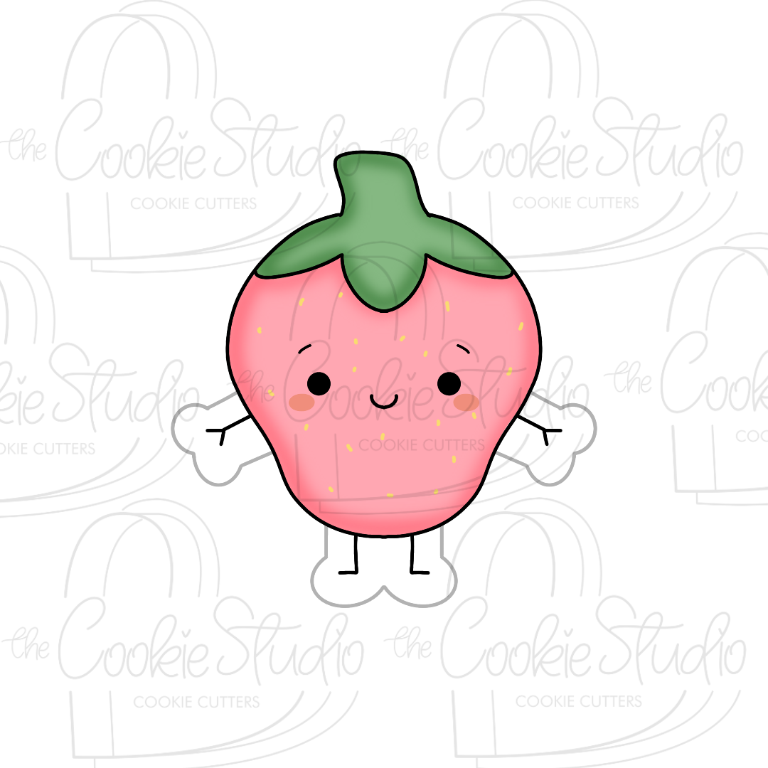 Cortador de Galleta Fresa Kawaii