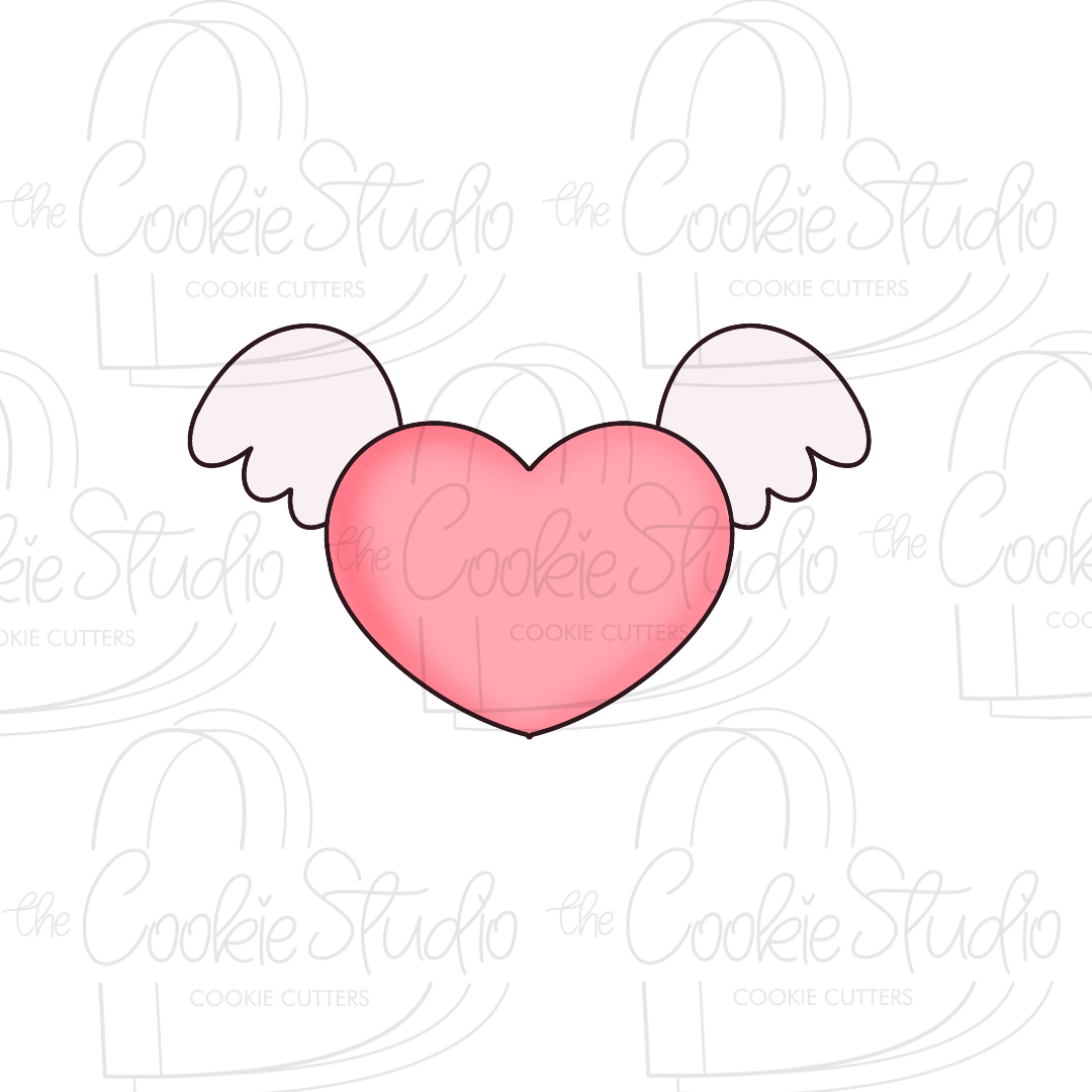 Cortador de Galleta Corazón Con Alas