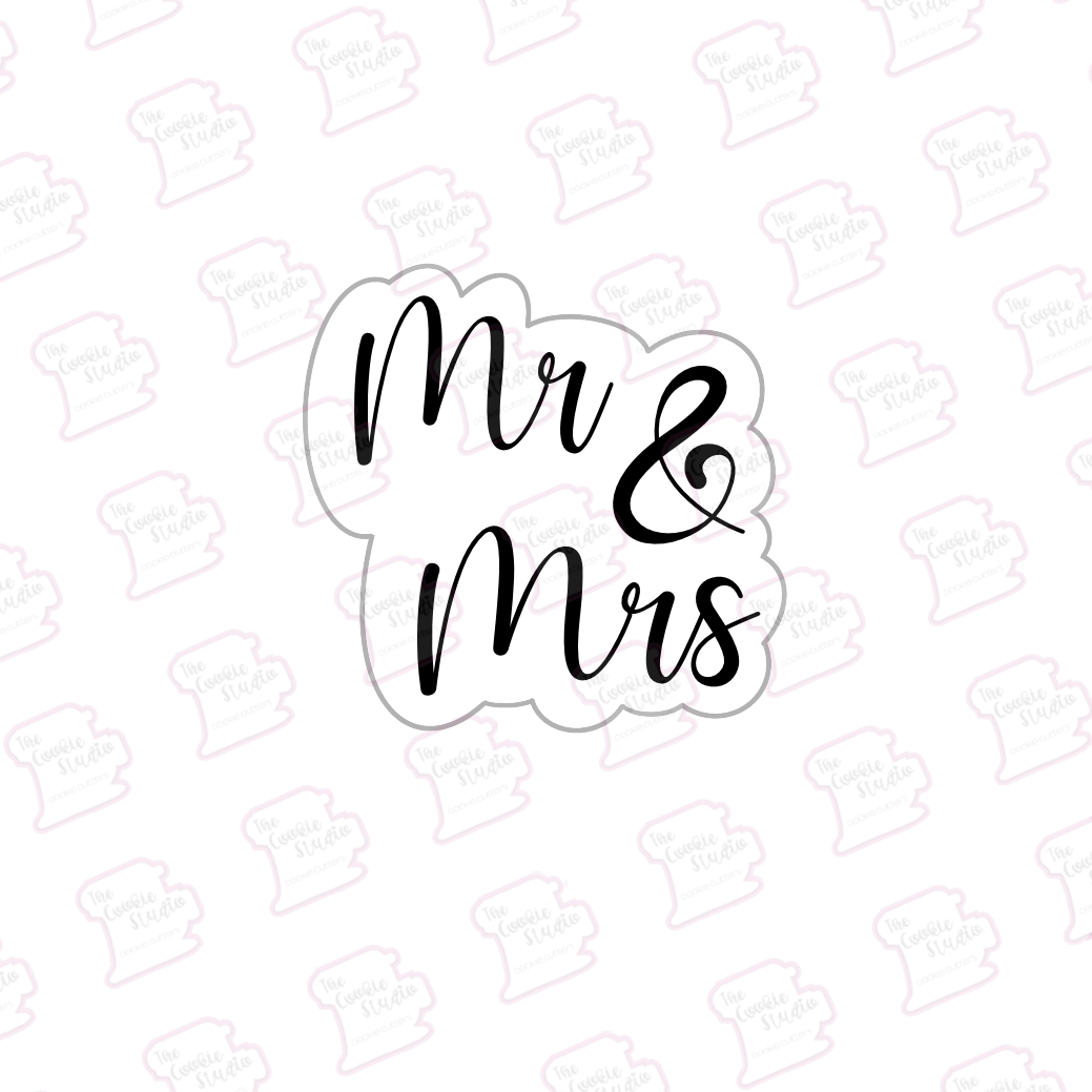 Cortador de Galleta Mr & Mrs