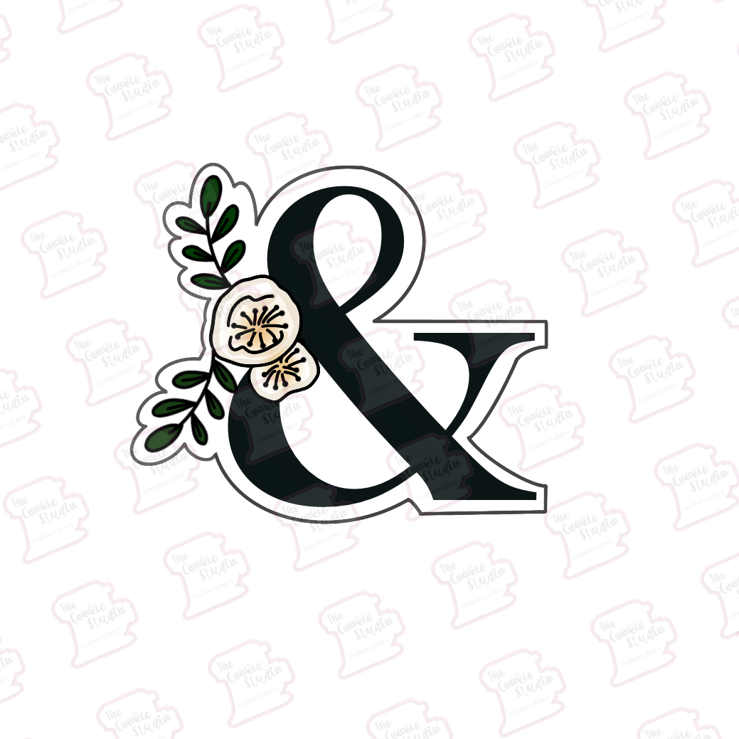 Cortador de Galleta Ampersand Floral