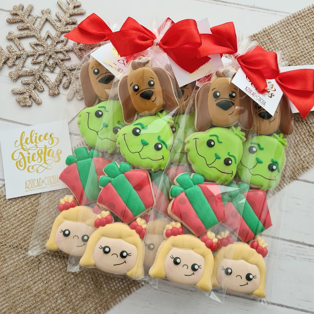 Set de Cortadores de Galleta Grinch (4 Piezas)