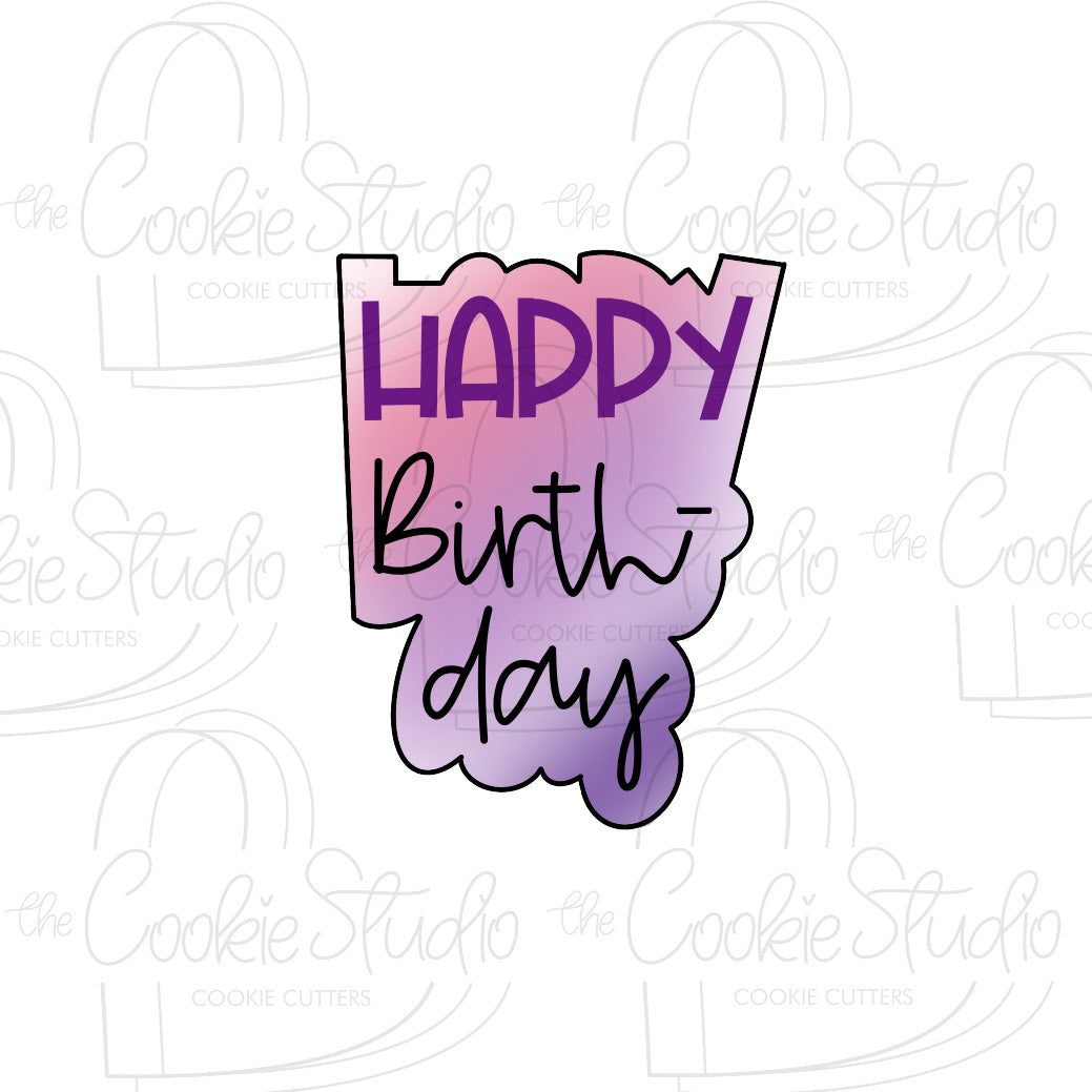 Cortador de Galleta Happy Birthday